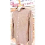西脇長造商店 長袖シャツ / クラシックシャンブレー・キャメル [LS